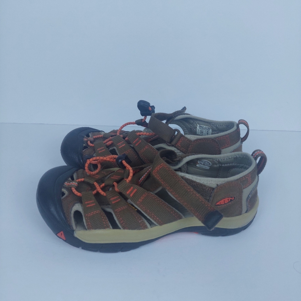 Keen Newport Youth Boy Brown/Black Waterproof Hiking Sports Sandals Shoes Size 4 - Picture 3 of 6